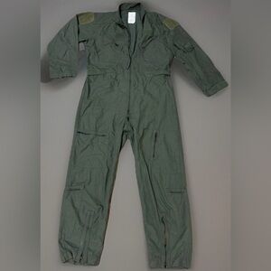 US Military Coveralls Flyers Mens 48L Green CWU-27/P Pilot Summer Flight Suit